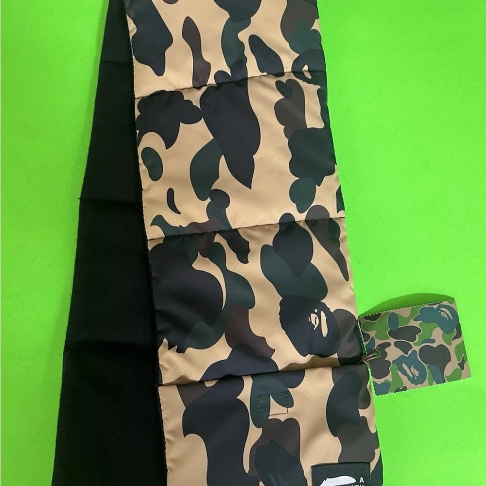 A Bathing Ape BAPE 1St Camo Pocket Fleece Scarf